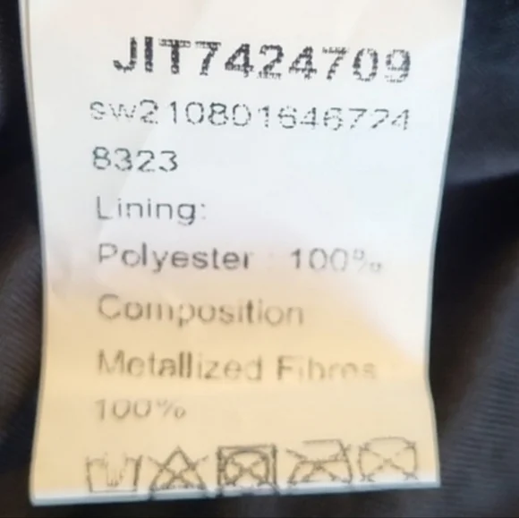 Sequin Lace Trim Strappy Back Lined Mini Dress, XS - Picture 11 of 12